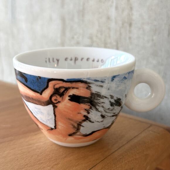 Illy Collection 1994 Andrea Manetti Cappucino Espresso Cup Mitterteich Porcelain - Picture 1 of 6